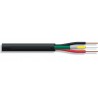CABLE VIDEO COAXIAL + HILOS 2x0,55 NEGRO