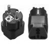 ADAPTADOR SCHUKO MACHO-UNIVERSAL HEMBRA