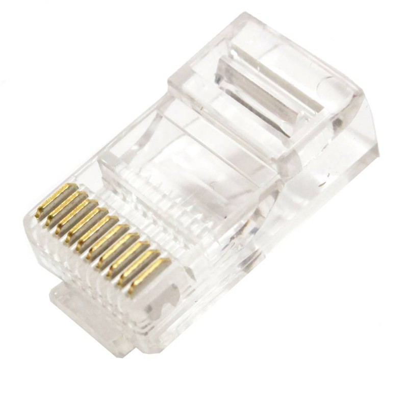 CONECTOR RJ48 10 VIAS UTP MACHO