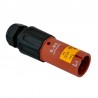 CONECTOR POWERLOCK HEMBRA FASE 1 MARRON